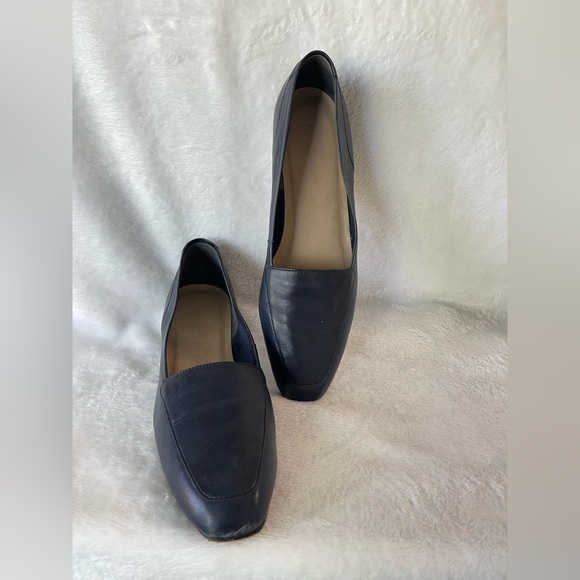 Vintage Blue Leather Enzo Angiolini vero cuoio genuine leather size 8 1/2 - Picture 3 of 5